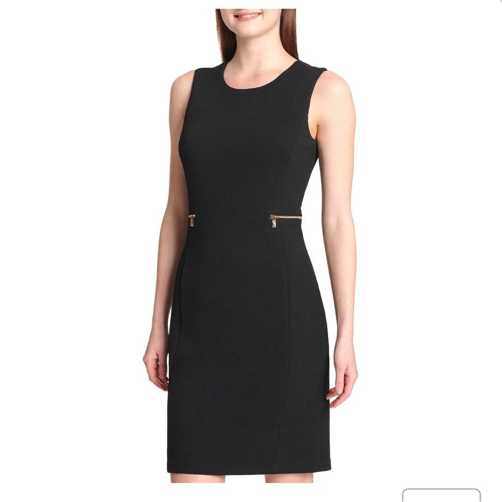 Calvin Klein Dash Jacquard Sheath Dress